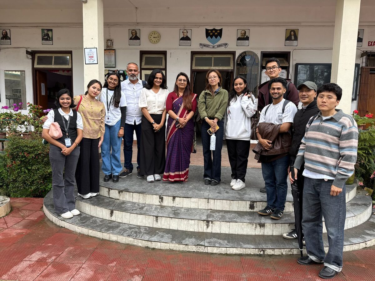 The Mind and Matter team with partners on the Sikkim Project